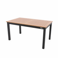 Stôl EXPERT wood antracit rozkladací 150/210x90 cm