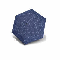 KNIRPS US.050 RAIN BLUE - ľahký dámsky skladací plochý dáždnik