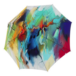 Elegance AC Bohéme Fragil - dámsky luxusný dáždnik s potlačou