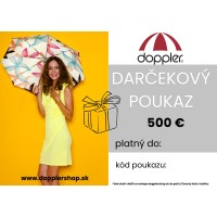 Darčekový poukaz 500 €