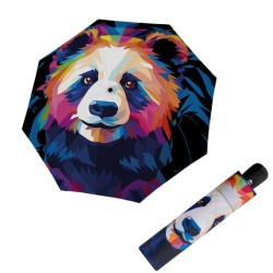 Modern Art Magic Mighty Panda - dámsky plne automatický dáždnik