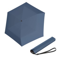 Knirps US.050 ultra light slim manual blue - ľahký dámsky skladací plochý dáždnik