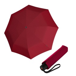 KNIRPS A.050 MEDIUM Joy red - elegantný dámsky skladací dáždnik