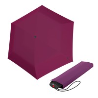 KNIRPS AS.050 SLIM SMALL VIOLET - ľahký dámsky skladací plochý dáždnik