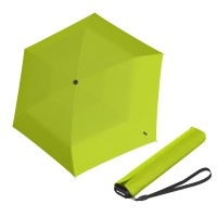 Knirps US.050 ultra light slim manual lime - ľahký dámsky skladací plochý dáždnik