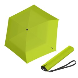 Knirps US.050 ultra light slim manual lime - ľahký dámsky skladací plochý dáždnik